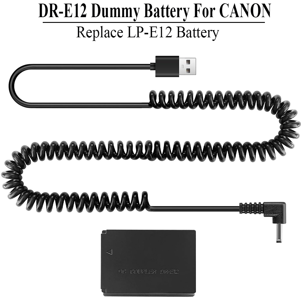 Canon Camera Eos M50 Mark Ii - Cable de alimentación USB ACK-E12, Kit