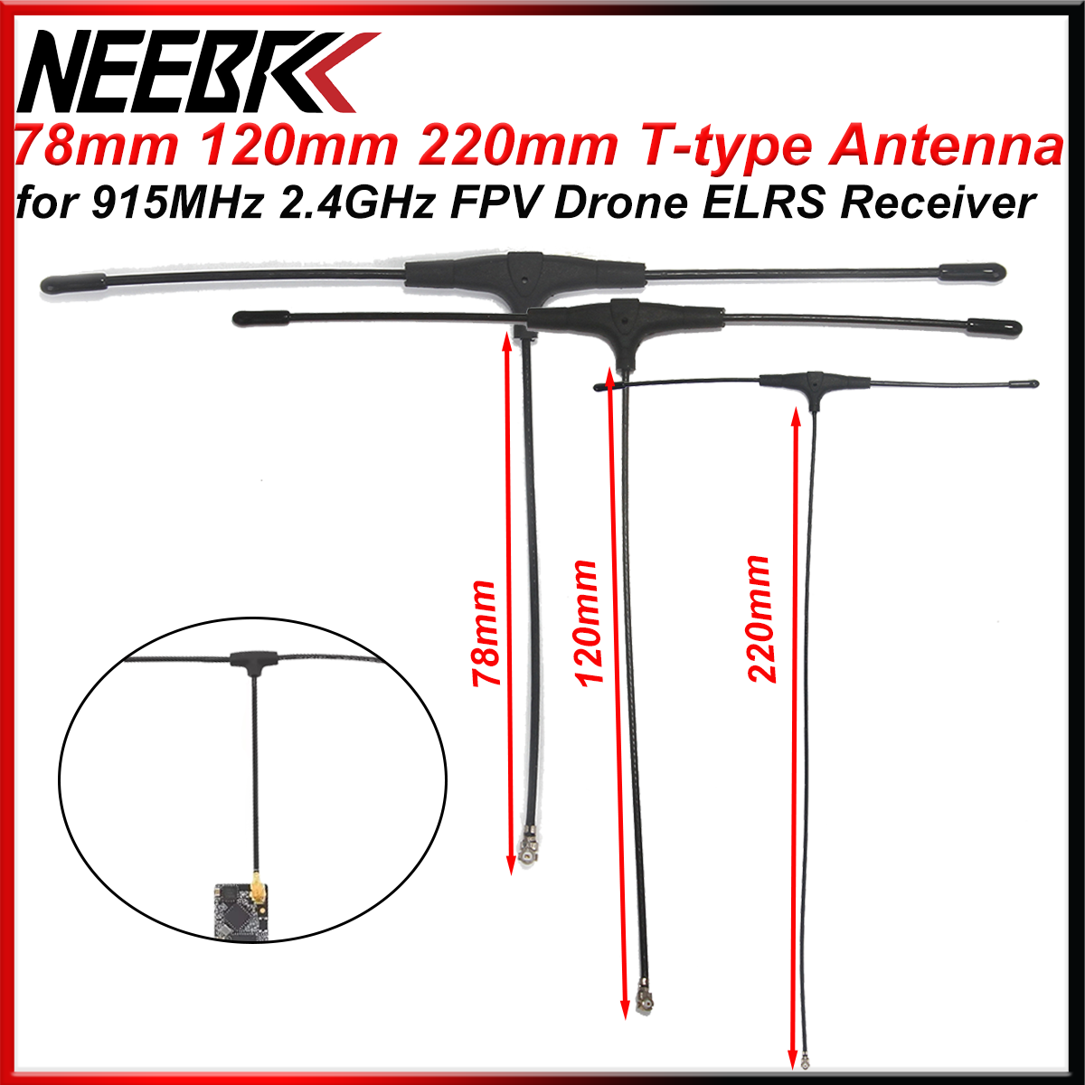 Tbs Fpv Crossfire - Dron FPV 915MHz 2,4 GHz antena