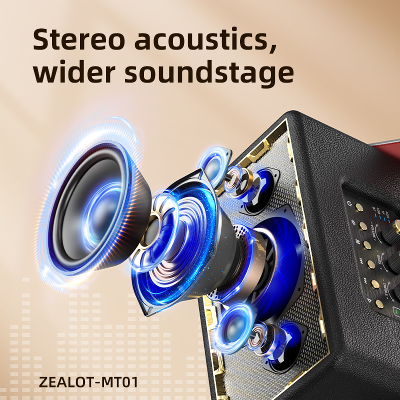 ZEALOT-MT01 Altavoz Bluetooth  - Holy Stone Drone Hs175 reseña y precio