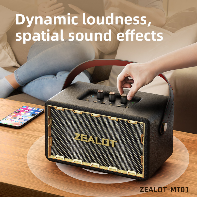 ZEALOT-MT01 Altavoz Bluetooth  - Holy Stone Drone Hs175 reseña y precio