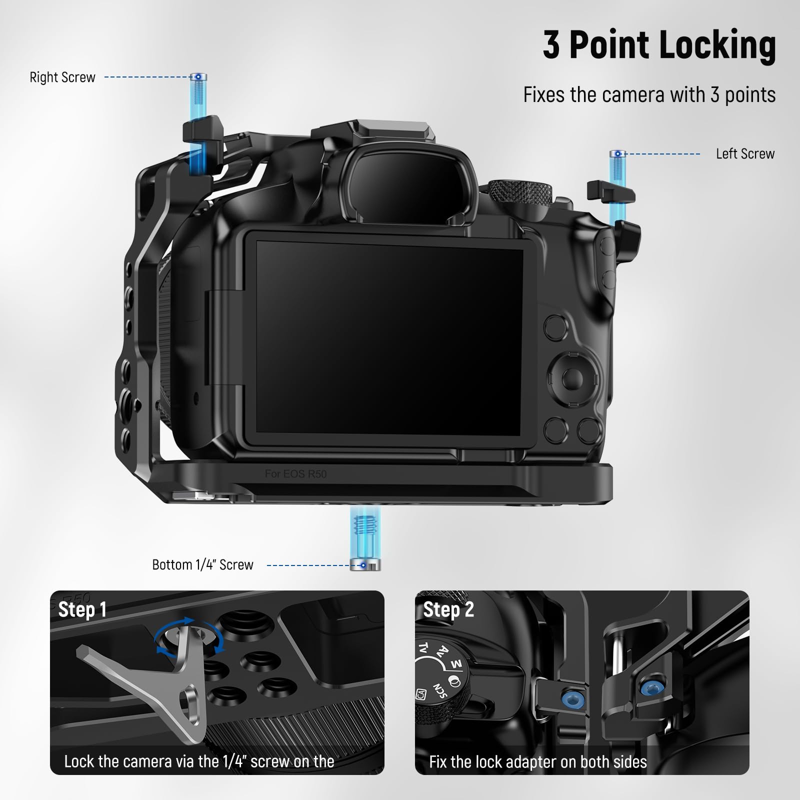 Jaula de cámara NEEWER R50 Com - Canon Camera Eos R50 reseña y precio
