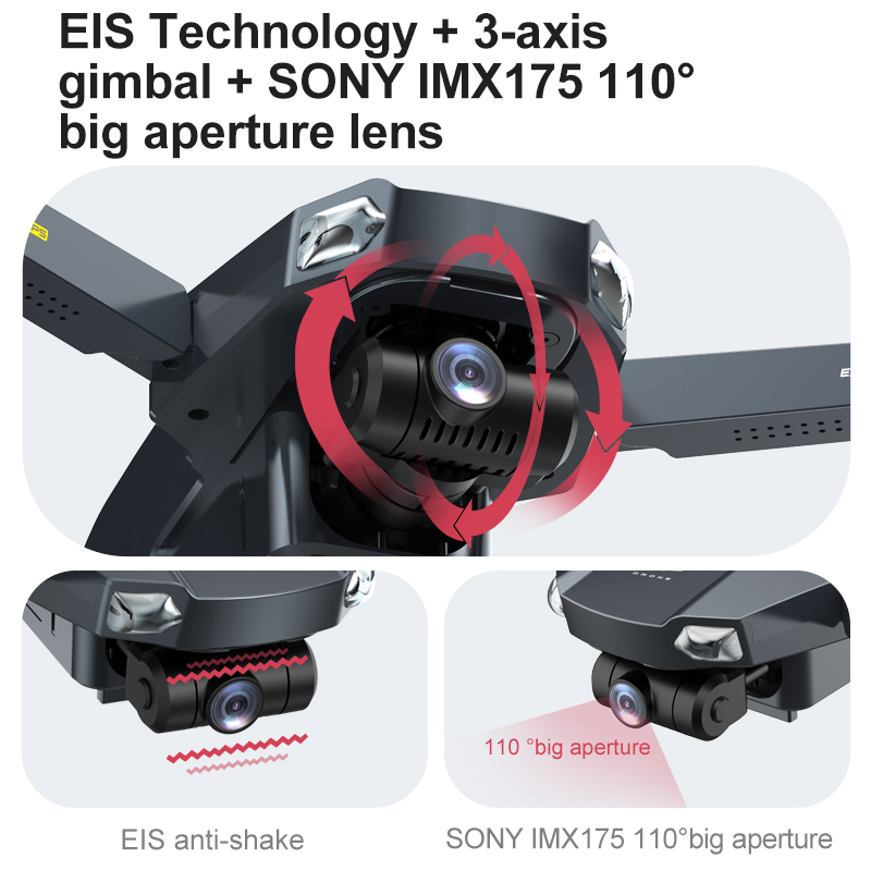 JJRC X20 3-Axis Gimbal Anti-sh - Jjrc Drone X20 reseña y precio