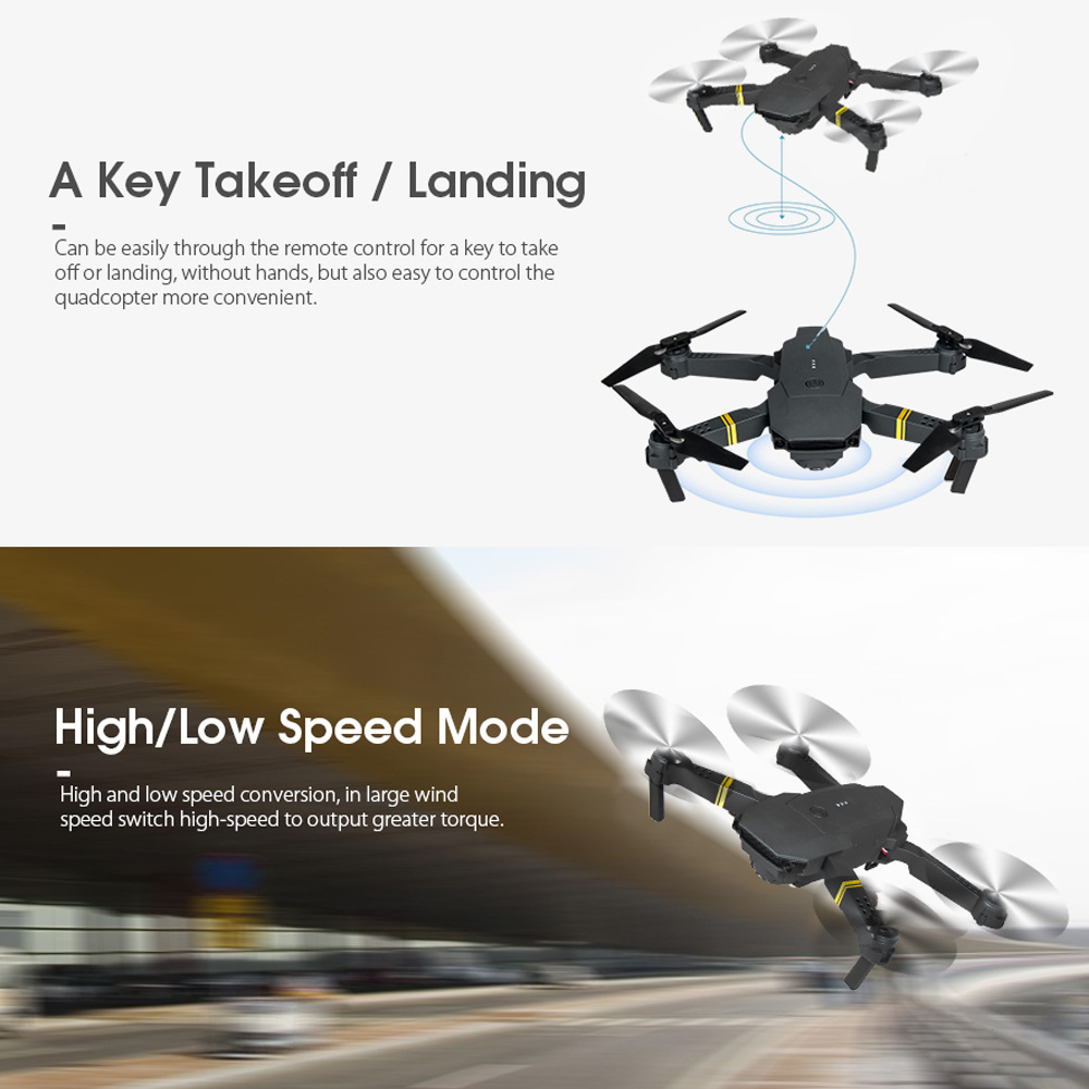 Dron de alta definición E88/E5 - Eachine Drone E58 reseña y precio