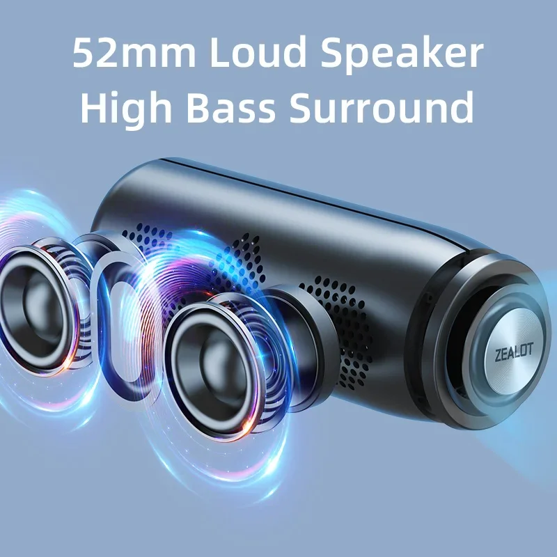 ZEALOT-S51 Potente altavoz Blu - Holy Stone Drone Hs175 reseña y precio