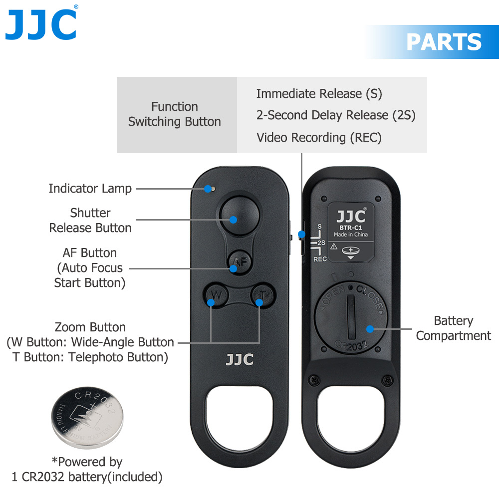 JJC BR-E1 Control remoto Bluet - Canon Camera Eos R50 reseña y precio