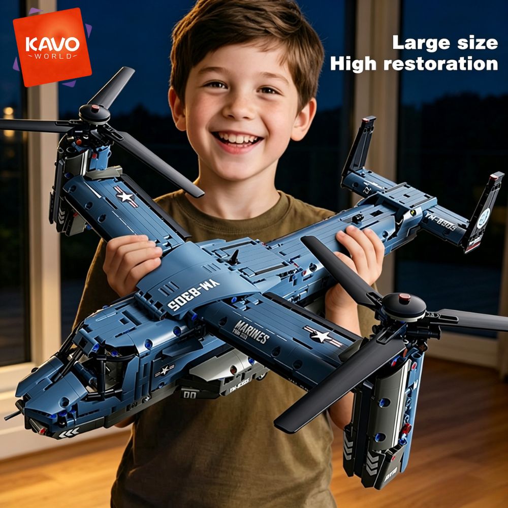 KAVOWORLD 1486PCS V-22 Osprey, - Jjrc Drone X12 reseña y precio
